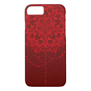 Mandala burgundy Indian Case-Mate iPhone Hülle