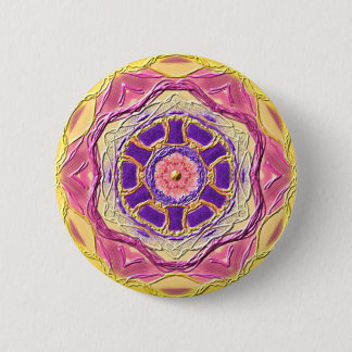 Mandala-Button "King of Healing" Button