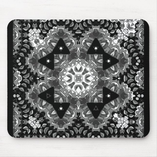 Mandala Calmin Malvorlage Mousepad (Vorne)