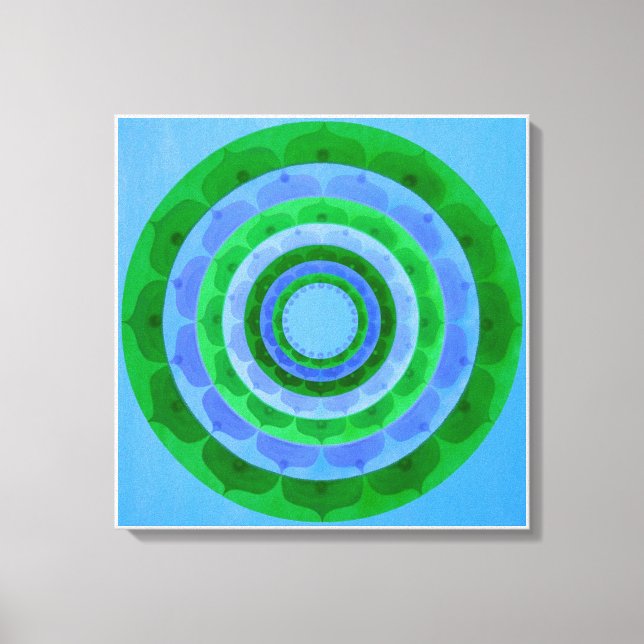Mandala Canvas Print Leinwanddruck (Vorderseite)