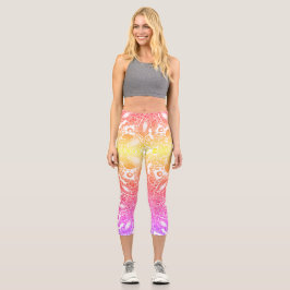 Mandala Capri Leggings