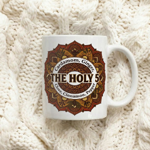 Mandala-Chai-Rezept-Tee Die heiligen 5 Kaffeetasse