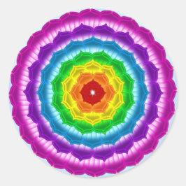 Mandala Chakra Runder Aufkleber
