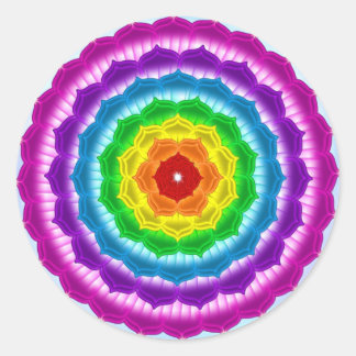 Mandala Chakra Runder Aufkleber