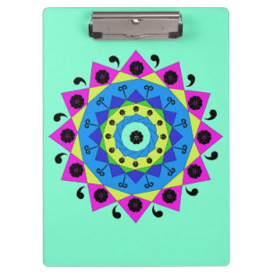 Mandala Clipboard Klemmbrett