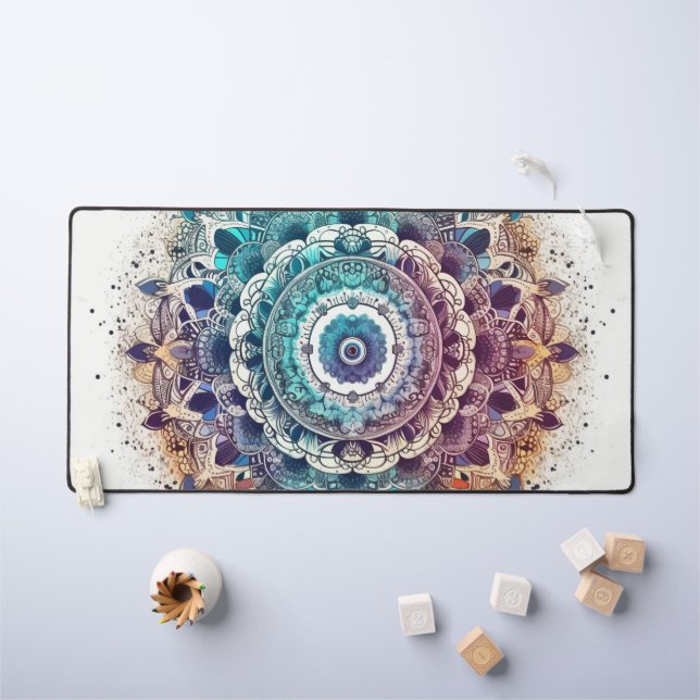 Mandala coloré (Tableau pour enfants)