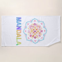 MANDALA COLORED LOTUS BLUME