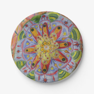 Mandala Colorful Art Custom Paper Teller 7 in