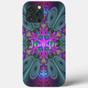 Mandala Colorful Fraktal Art Kaleidoskop Name Case-Mate iPhone Hülle