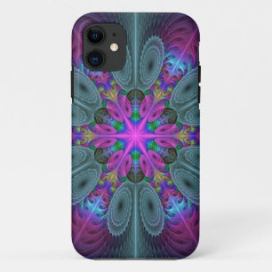 Mandala Colorful Strickendes Fraktal Kunst Kaleido Case-Mate iPhone Hülle