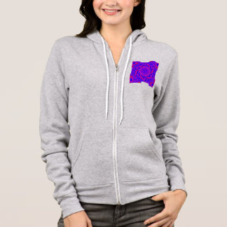 Mandala-colorpink-blau-LIEBE-Kaleidoskop RMDESIGN Hoodie