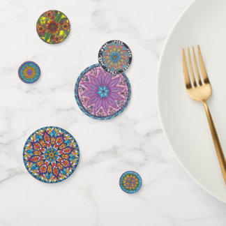Mandala Confetti (6 designs différents)