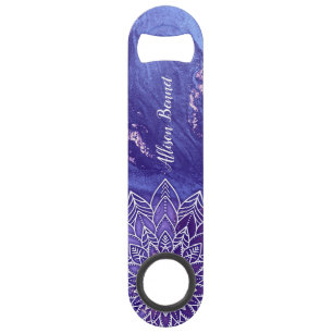 Mandala, couleur blanche d'eau violette personnali
