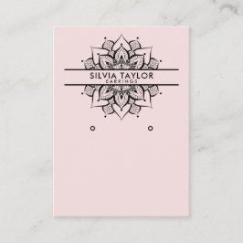 Mandala Craft Papier Ohrring-Display-Karte Visitenkarte