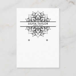 Mandala Craft Papier Ohrring-Display-Karte Visitenkarte