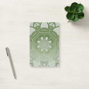 Mandala Creation, alle Punkte für eine 5 Post-it Klebezettel