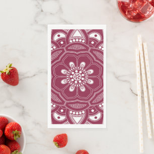 Mandala Creation, alle Punkte für eine 8 Serviette