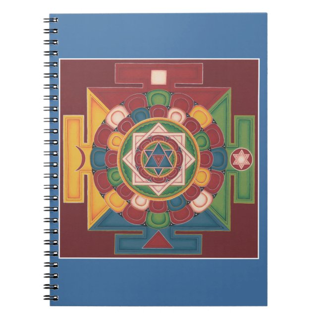 Mandala de CARNET des 5 éléments (Devant)