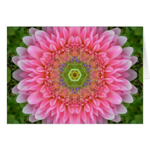 Mandala de guérison rose Dahlia