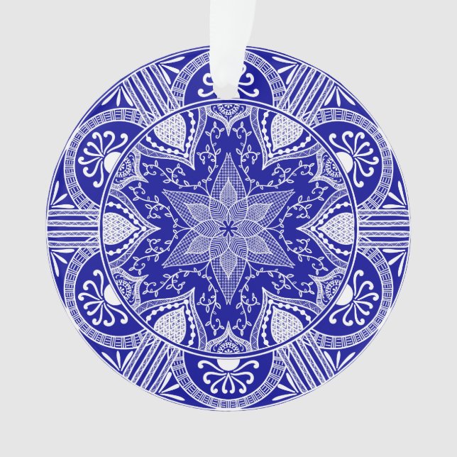 Mandala de saphir (devant)