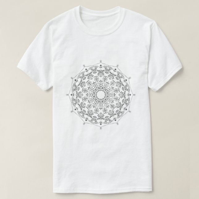 Mandala De T-Shirt (Design vorne)