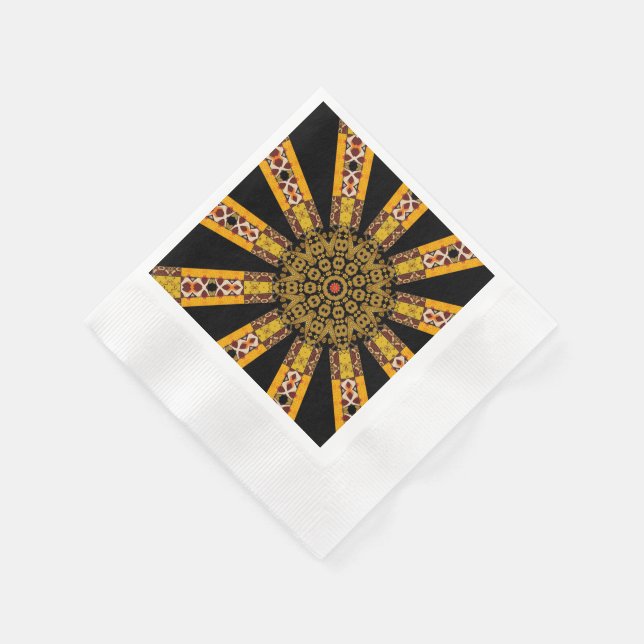 Mandala-Dekor  Serviette (Ecke)