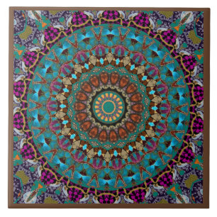Mandala-Dekorationskeramikfliese Fliese