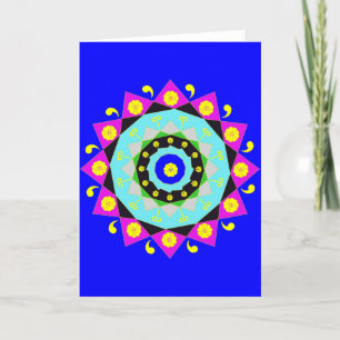 Mandala: Dekorativ Karte