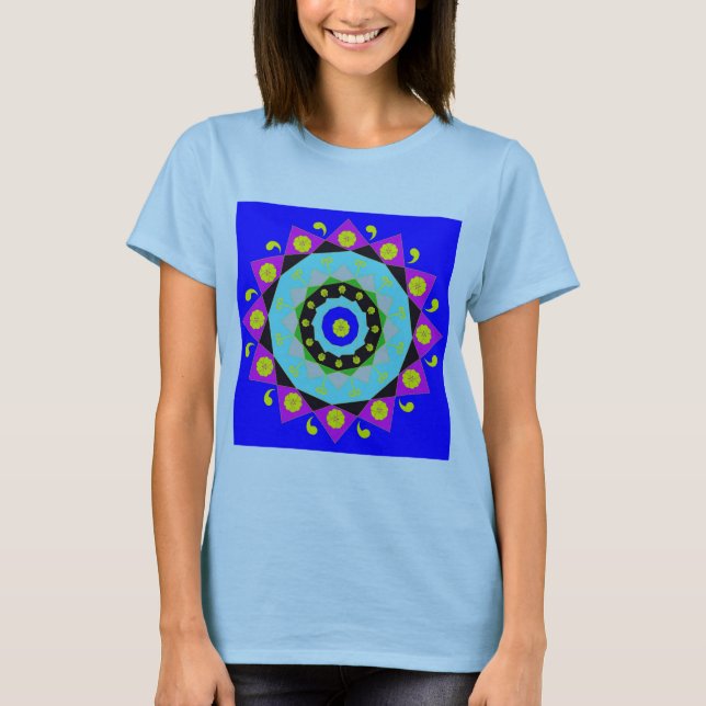 Mandala: Dekorativ T-Shirt (Vorderseite)