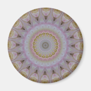 Mandala der gelben Rosen Magnet