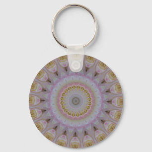 Mandala der gelben Rosen Schlüsselanhänger