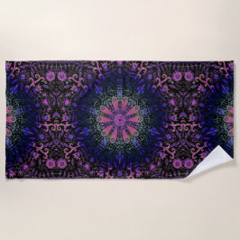 Mandala der Tapisserie-Krawatte-Dy Strandtuch