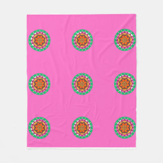 Mandala-Design-Decke Fleecedecke
