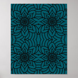Mandala-Design-Druck, wertvolles Poster-Papier (ma Poster