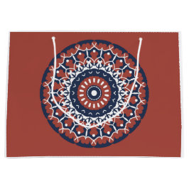 Mandala Design Geschenktasche Große Geschenktüte