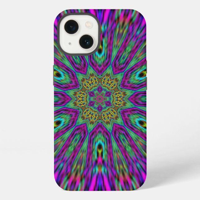 Mandala-Design iPhone Hülle (Rückseite)
