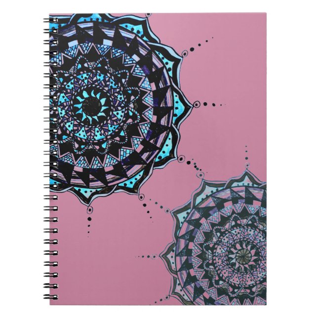 Mandala Design Notizblock (Vorderseite)