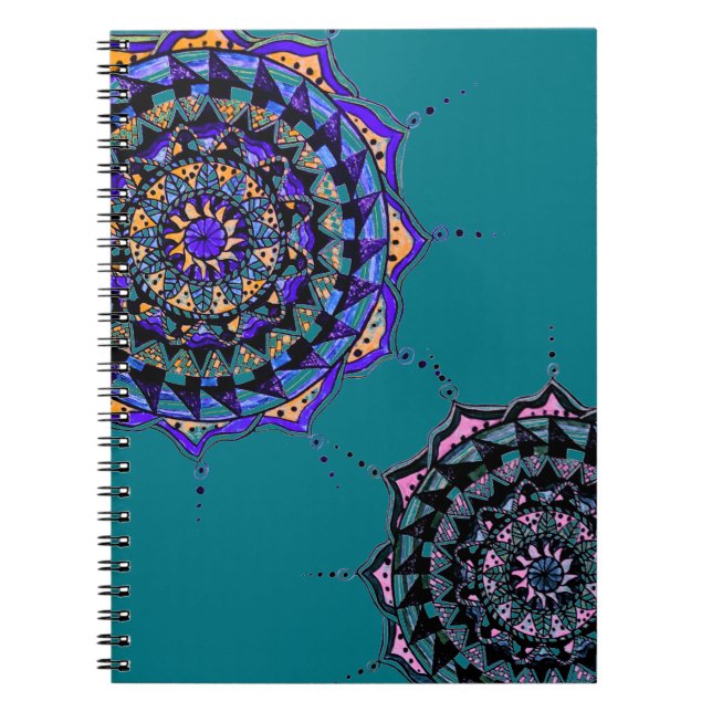 Mandala Design Notizblock (Vorderseite)