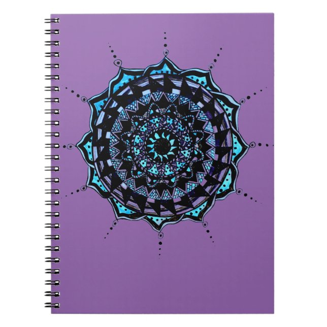 Mandala Design Notizblock (Vorderseite)