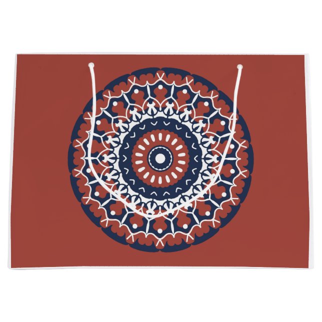 Mandala Design sac cadeau (Devant)