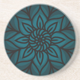 Mandala-Design-Sandstein-Getränkeuntersetzer Getränkeuntersetzer