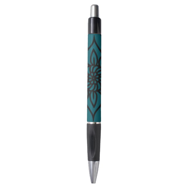 Mandala-Design-Stift Kugelschreiber (Vorderseite Vertikal)