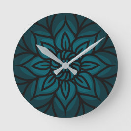 Mandala-Design-Wanduhr Runde Wanduhr