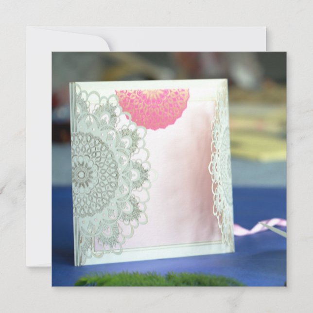 Mandala Designs Invites | IndianWeddingCards Einladung (Vorderseite)