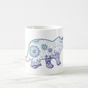 Mandala Dinosaur Art Tasse