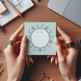 Mandala Doodles ist ein modernes türkisfarbenes Ro Post-it Klebezettel