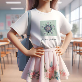 Mandala Doodles ist ein modernes türkisfarbenes Ro T-Shirt