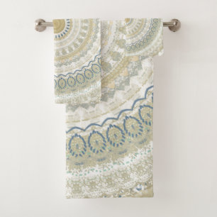 Mandala d'or blanc