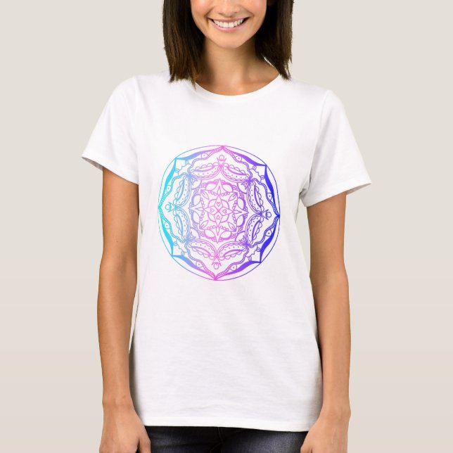 Mandala Dotted T-Shirt (Vorderseite)