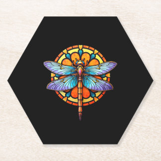 Mandala Dragonfly Luminous Sacred Geometry Spiritu Untersetzer